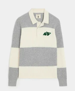 Todd Snyder by Fanatics for NFL Jets Cashmere Rugby Sweater