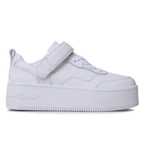 Tommy Hilfiger Jeans TJW Flatform Velcro Trainers Women's - WHT
