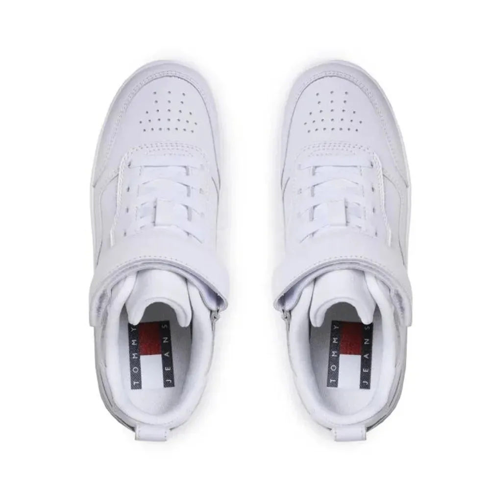 Tommy Hilfiger Jeans TJW Flatform Velcro Trainers Women's - WHT