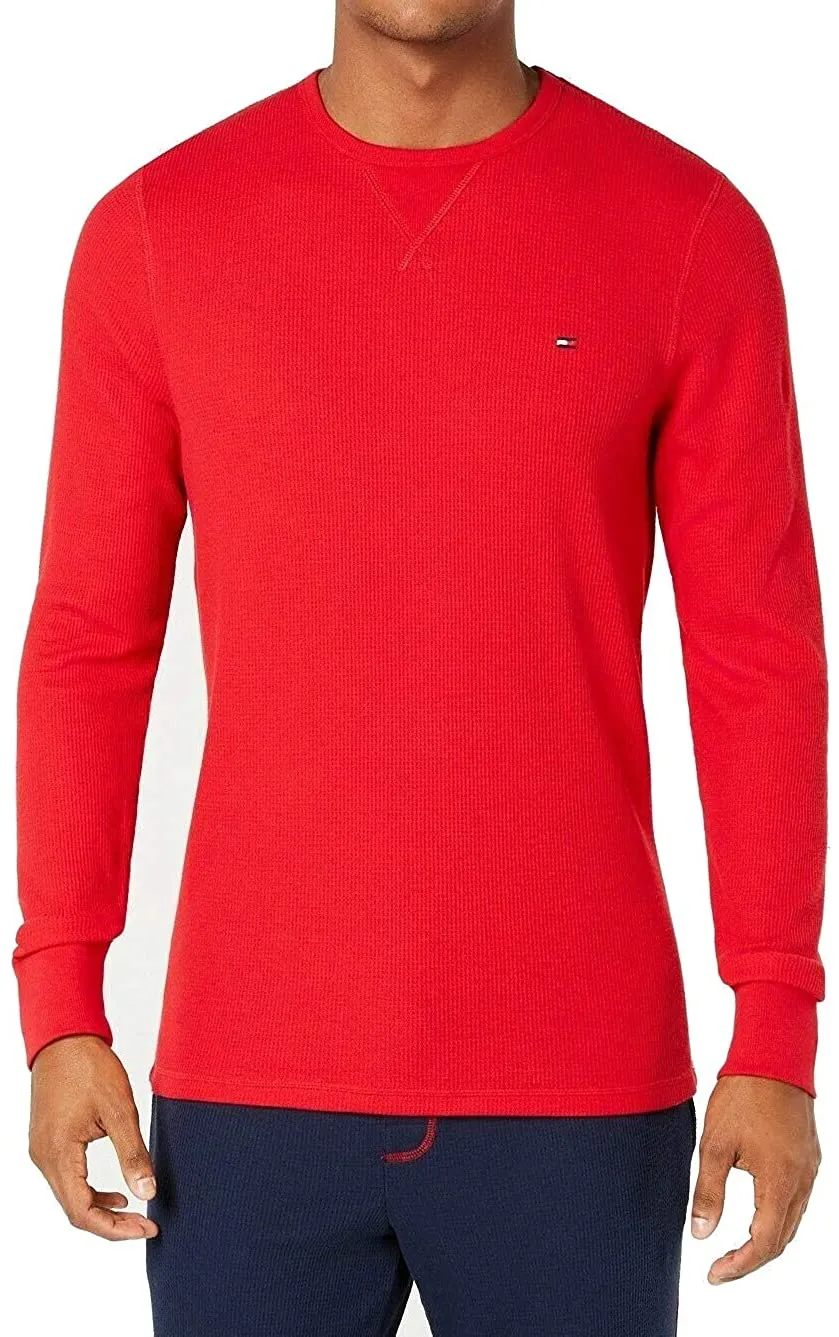 Tommy Hilfiger Men's Thermal Long Sleeve Crew Neck Shirt