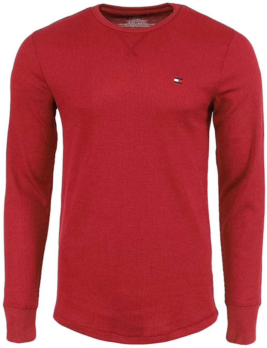 Tommy Hilfiger Men's Thermal Long Sleeve Crew Neck Shirt