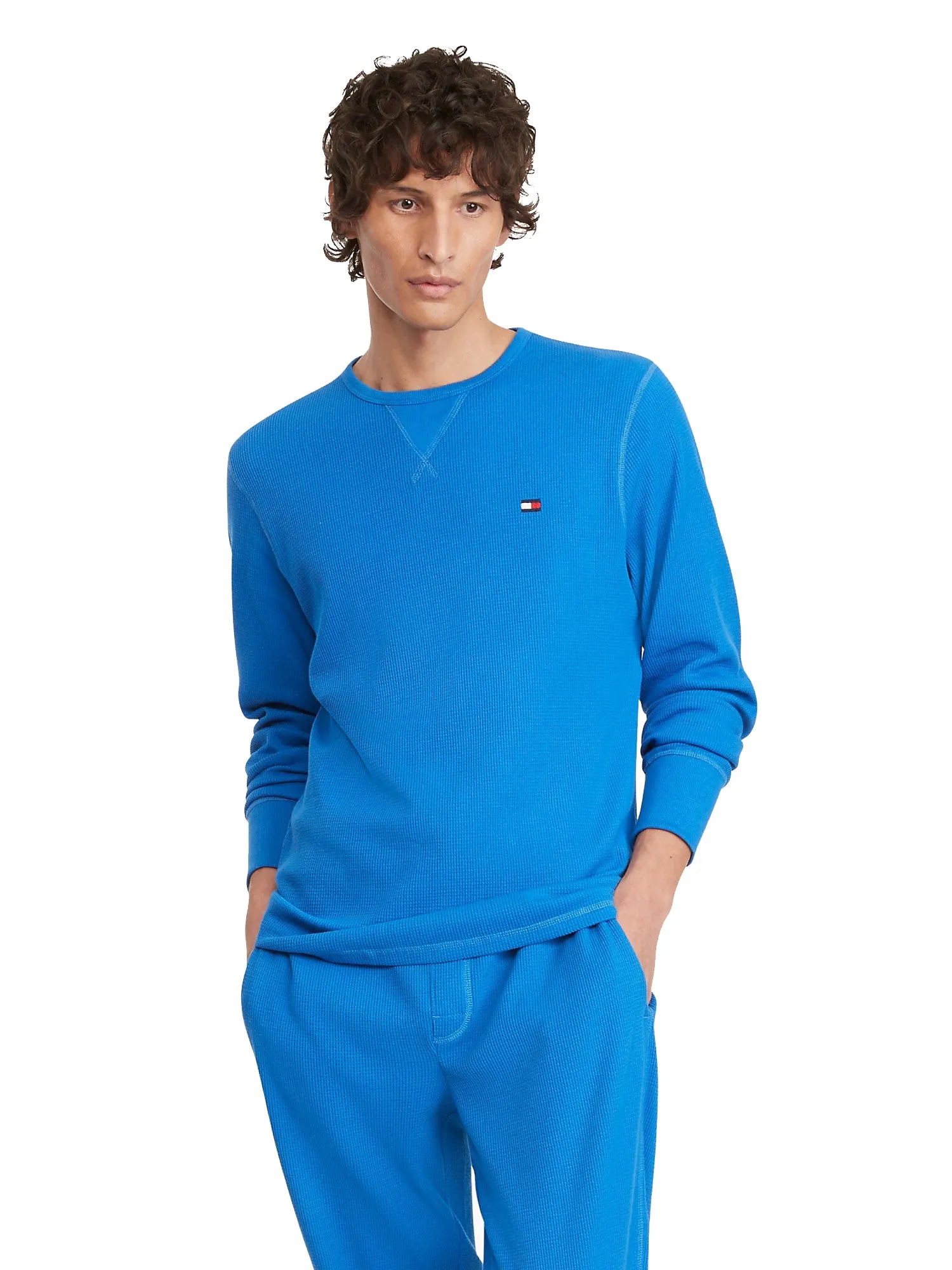 Tommy Hilfiger Men's Thermal Long Sleeve Crew Neck Shirt
