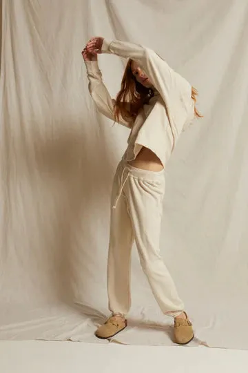 Toni French Terry Jogger-Sugar