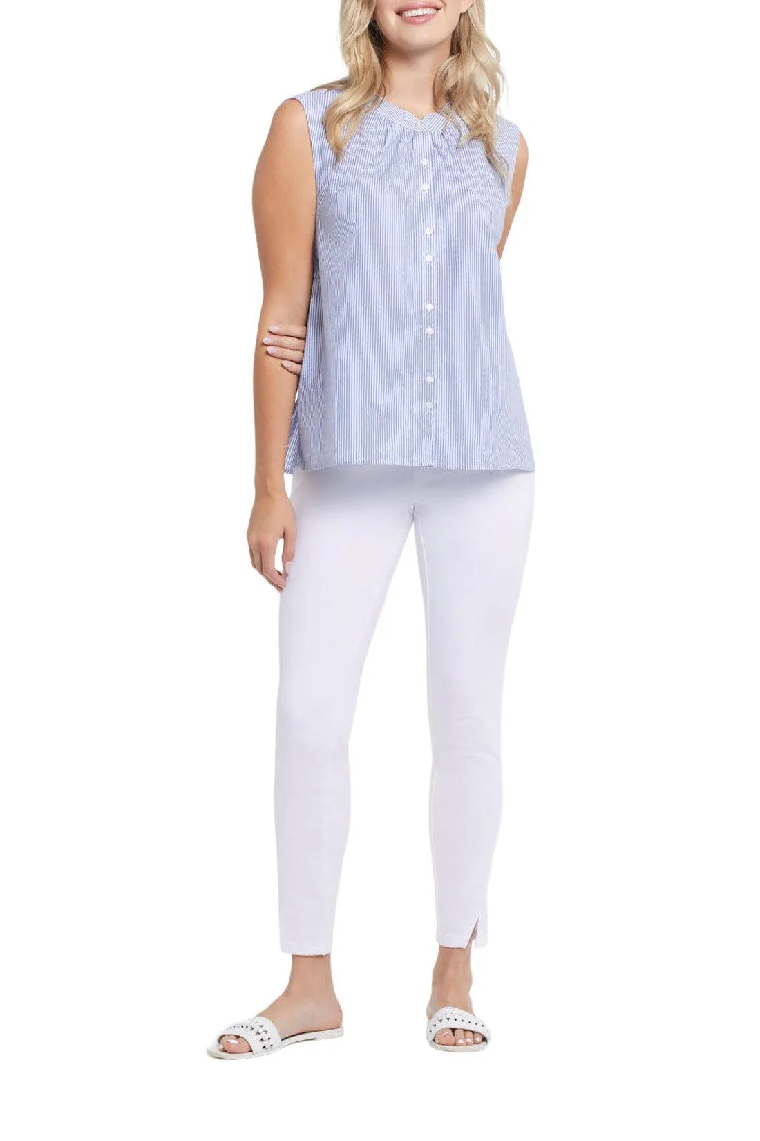 Tribal Front Slit Jegging