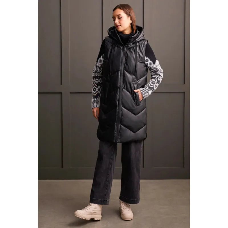 Tribal Long Sleeveless Puffer Vest