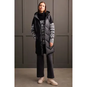 Tribal Long Sleeveless Puffer Vest