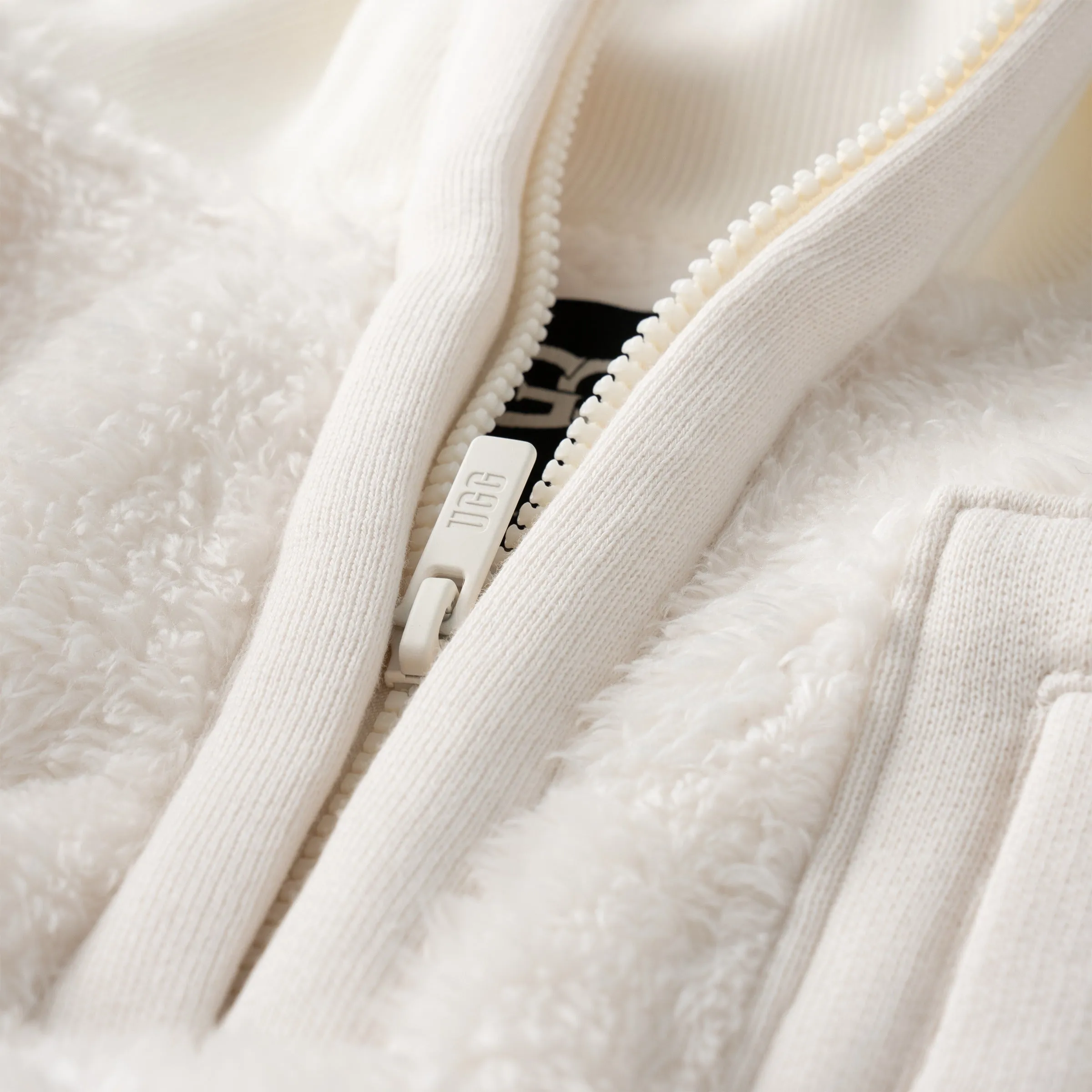 UGG Janeann Half-Zip Sweater in Cream