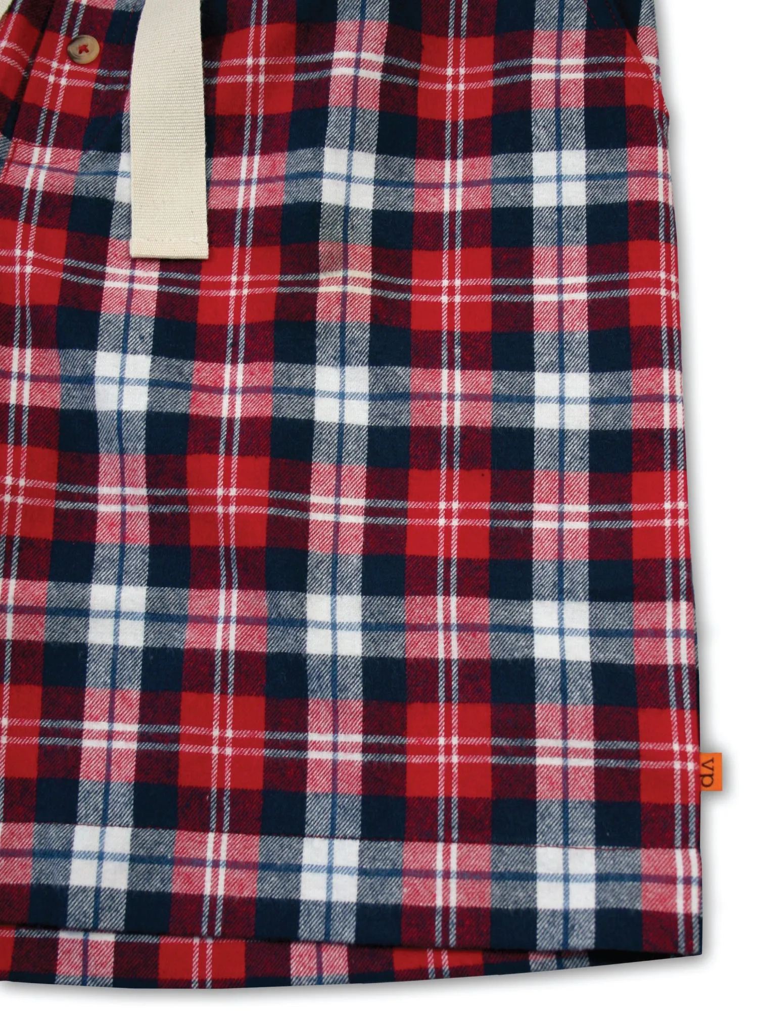 Unisex 'Curtis' Check PJ Lounge Shorts