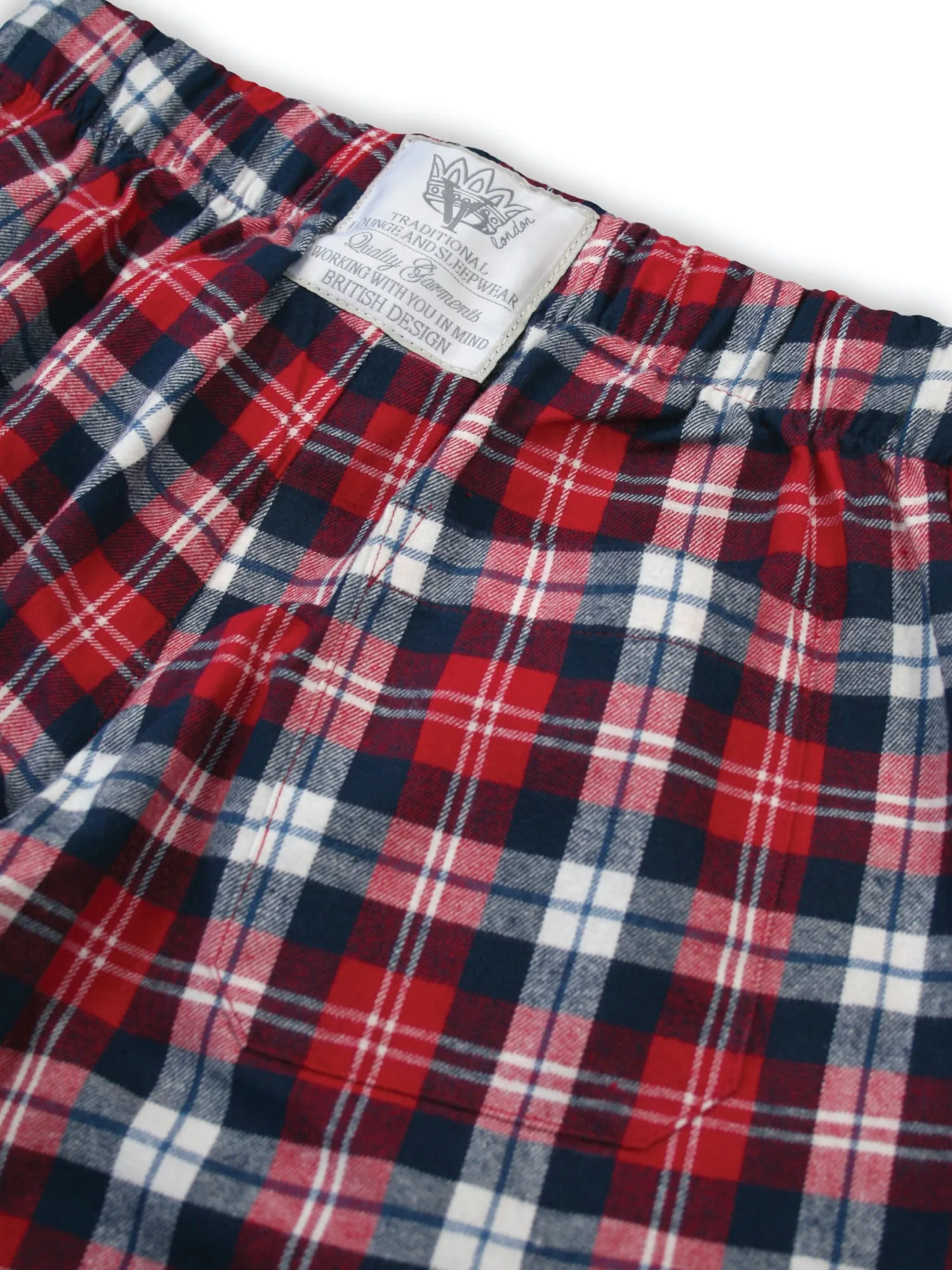 Unisex 'Curtis' Check PJ Lounge Shorts