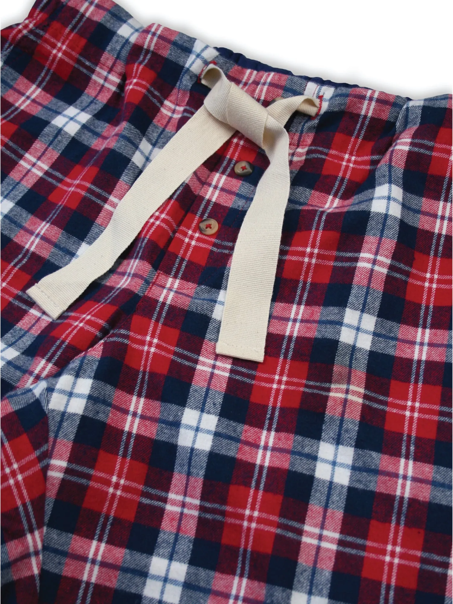 Unisex 'Curtis' Check PJ Lounge Shorts