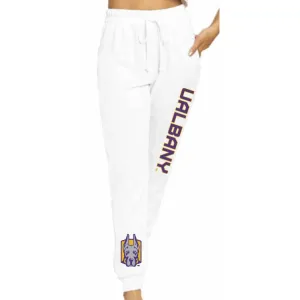 University at Albany White Joggers