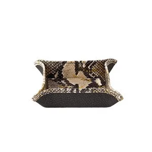 VALET TRAY - GI - GOLD PYTHON LEATHER