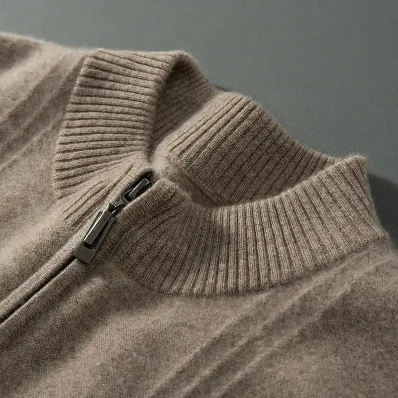 Valois™ - Pure Cashmere Half Zip