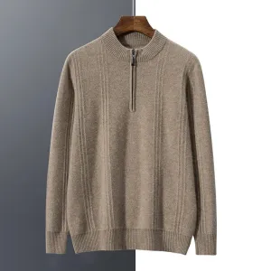 Valois™ - Pure Cashmere Half Zip