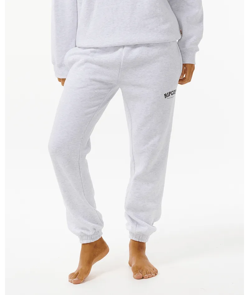 VARSITY PANTS - GREY MARLE/BLACK