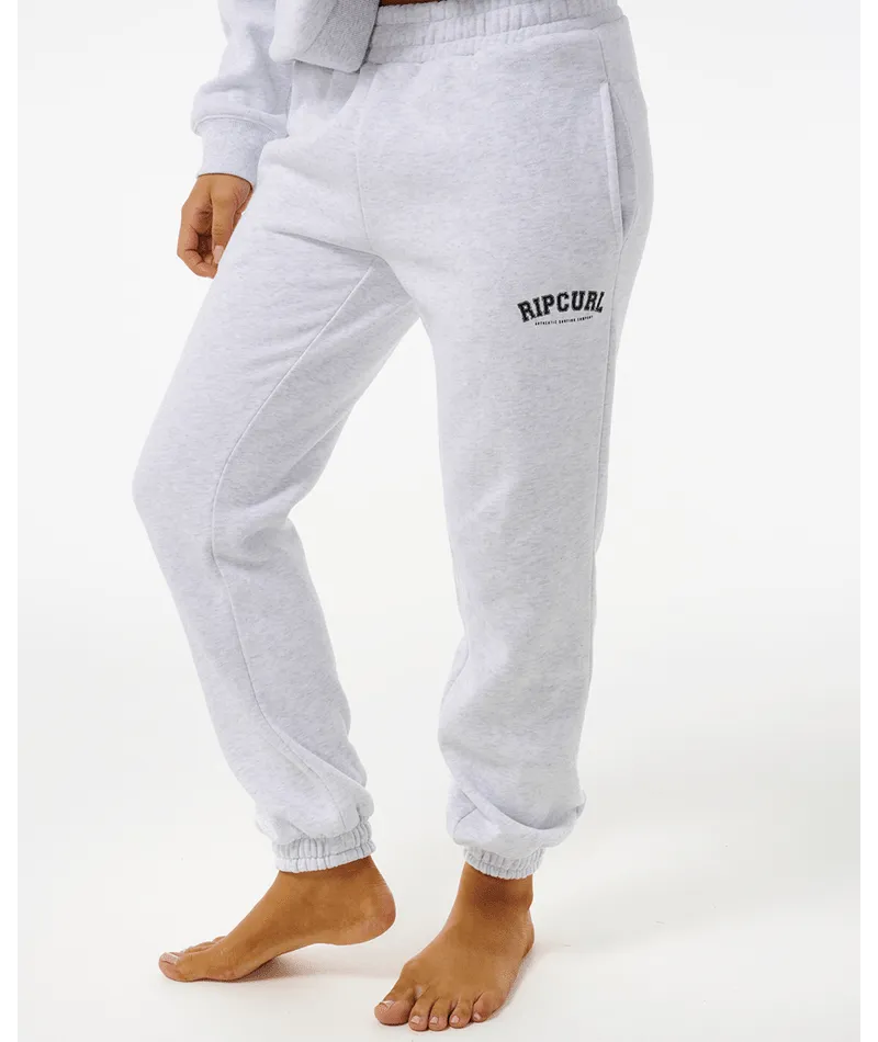 VARSITY PANTS - GREY MARLE/BLACK