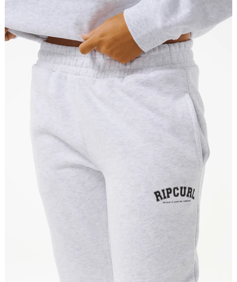 VARSITY PANTS - GREY MARLE/BLACK