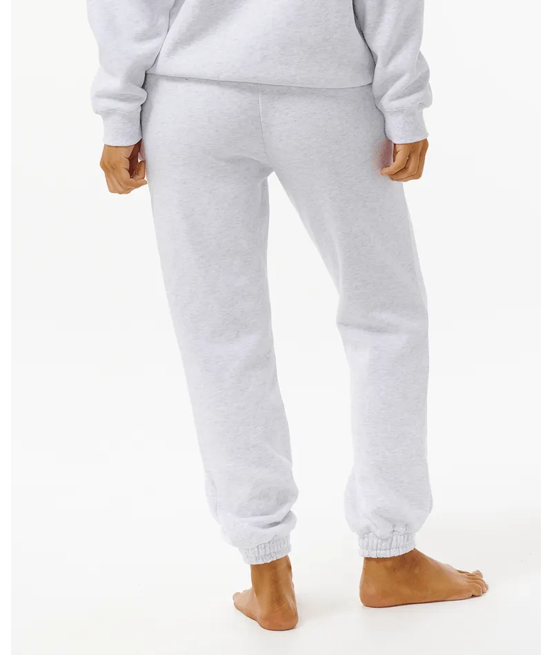 VARSITY PANTS - GREY MARLE/BLACK