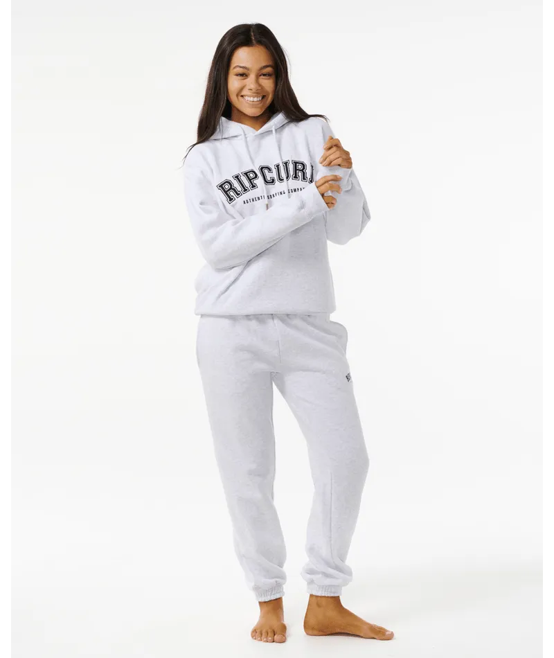 VARSITY PANTS - GREY MARLE/BLACK