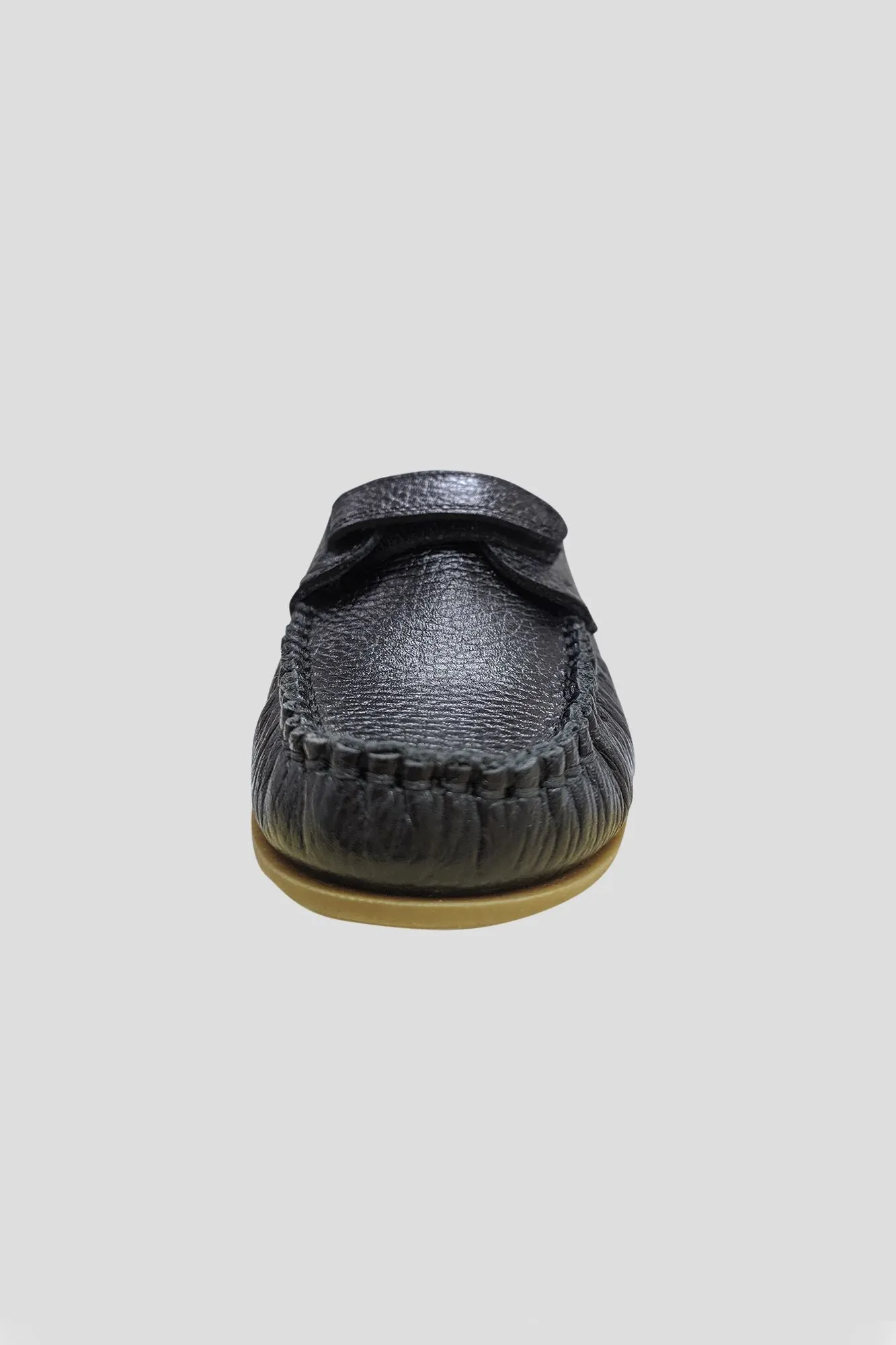 Velcro Moccasins, Black