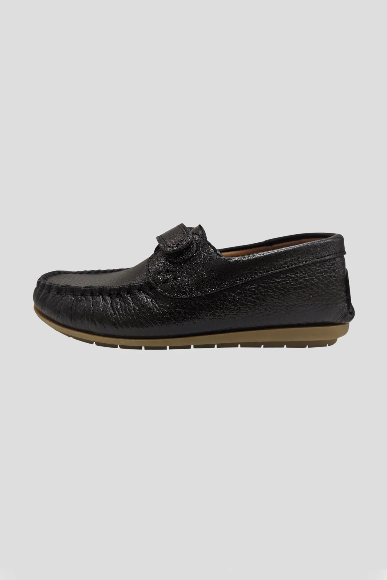Velcro Moccasins, Black