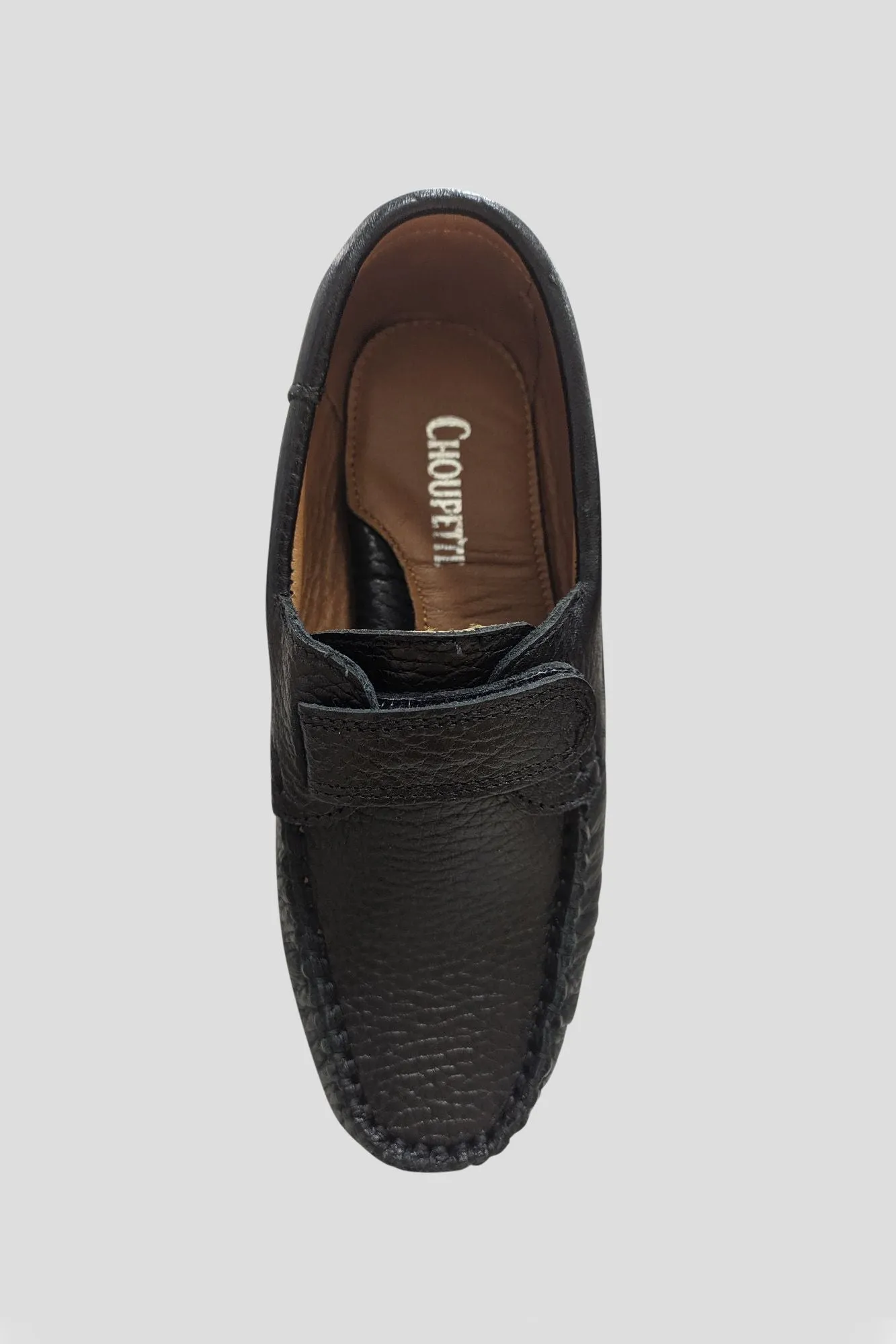 Velcro Moccasins, Black