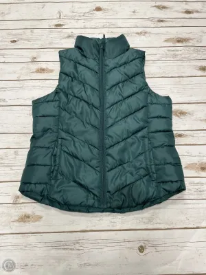 Vest Puffer & Quilted By Cme In Green, Size: L