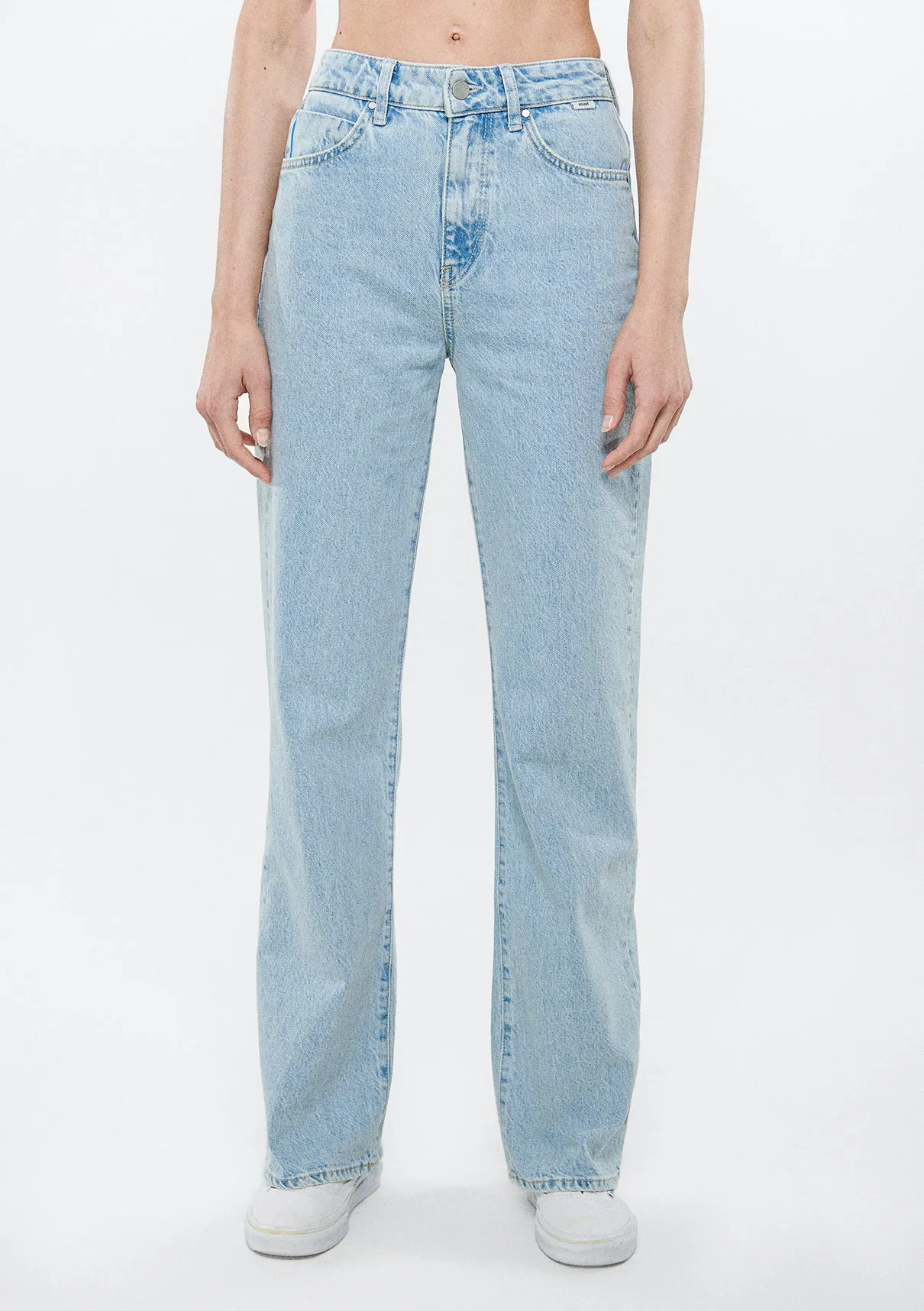 Victoria Bleached Blue Jean Pants