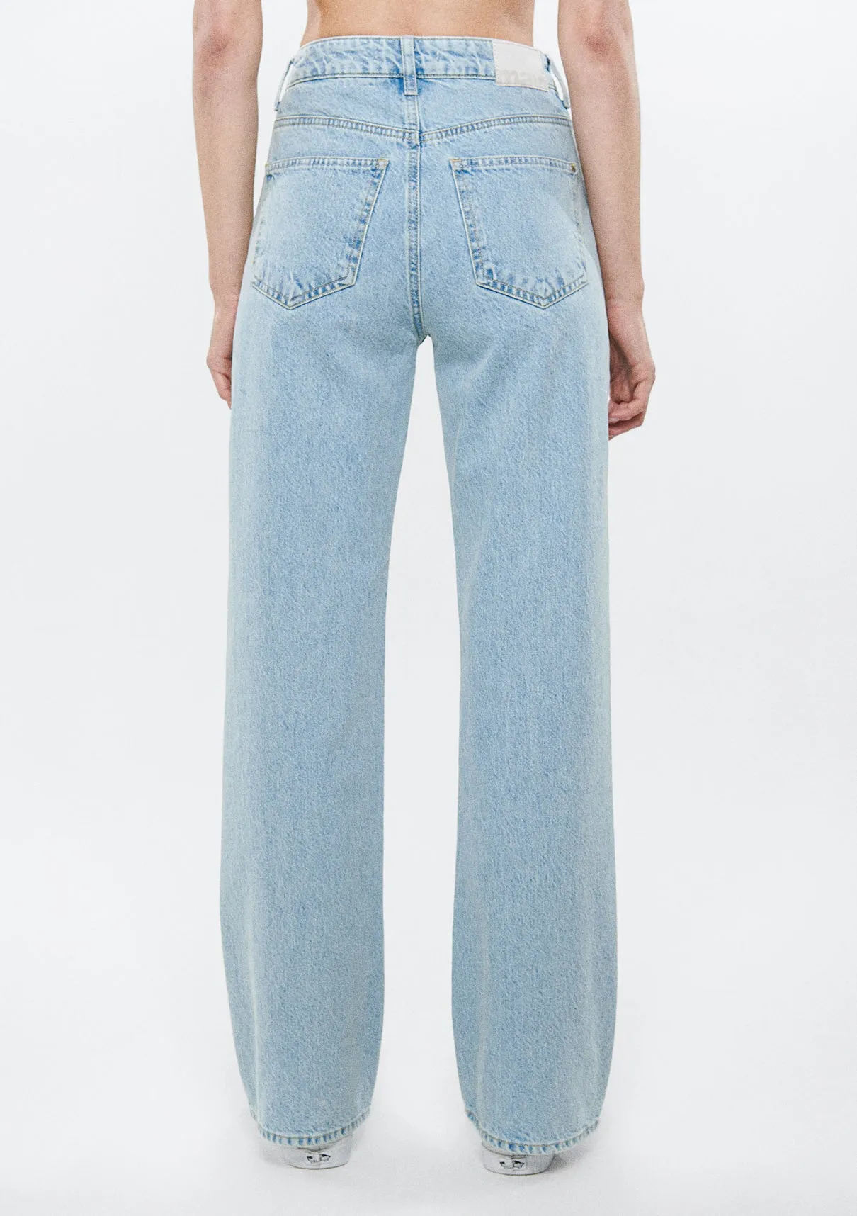 Victoria Bleached Blue Jean Pants
