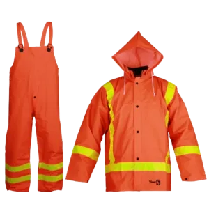 Viking 2110FR Open Road FR Hi-Viz Orange 3 Piece Safety Suit