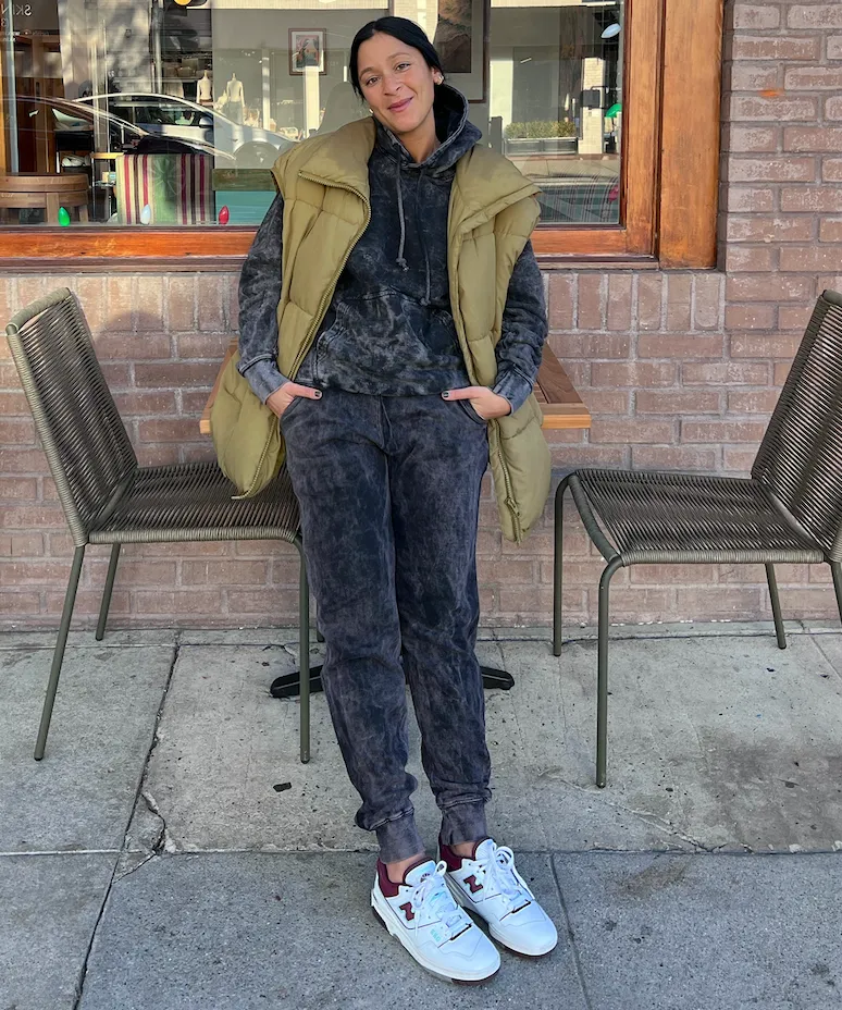 Vintage Black Acid Wash Set