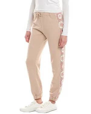 Vintage Havana Crochet Trim Jogger
