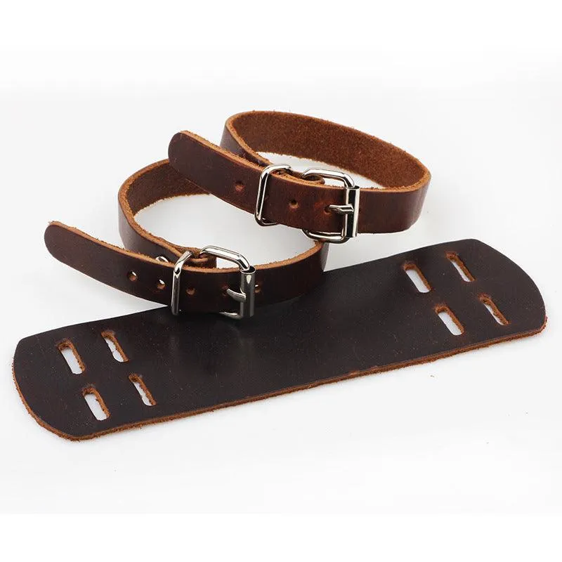 Vintage Simple Leather Gothic Adjustable Strap Bracelet