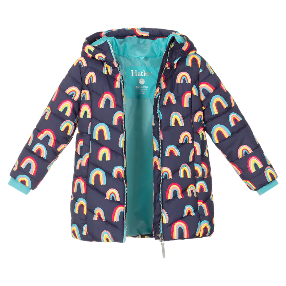 Vivid Rainbows Puffer Jacket