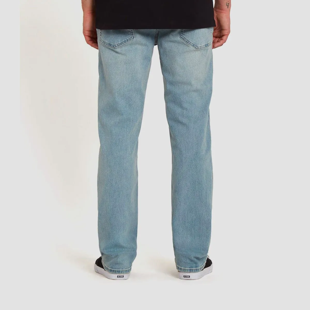 Volcom Solver Modern Straight Fit Jeans Worker Indigo Vintage