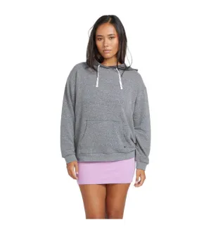 Volcom Women's Lil Frenchie Hoodie Vintage Black