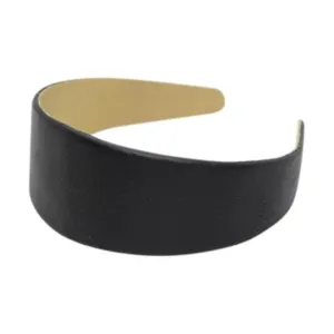 Wardani Smooth Italian Leather Headband 2" Wide
