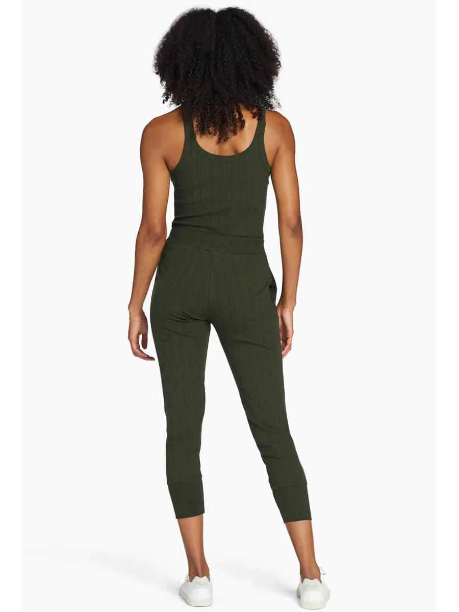West Pant in Forest Organic Rib