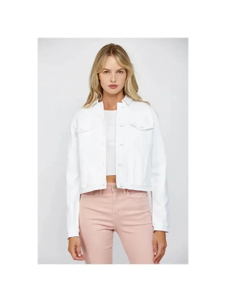 White Denim Jacket