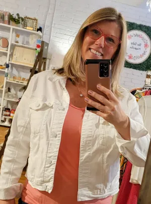 White Denim Jacket