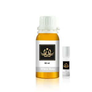 White Rose Non-Alcoholic Premium Quality Attar Perfume - Mega Pack