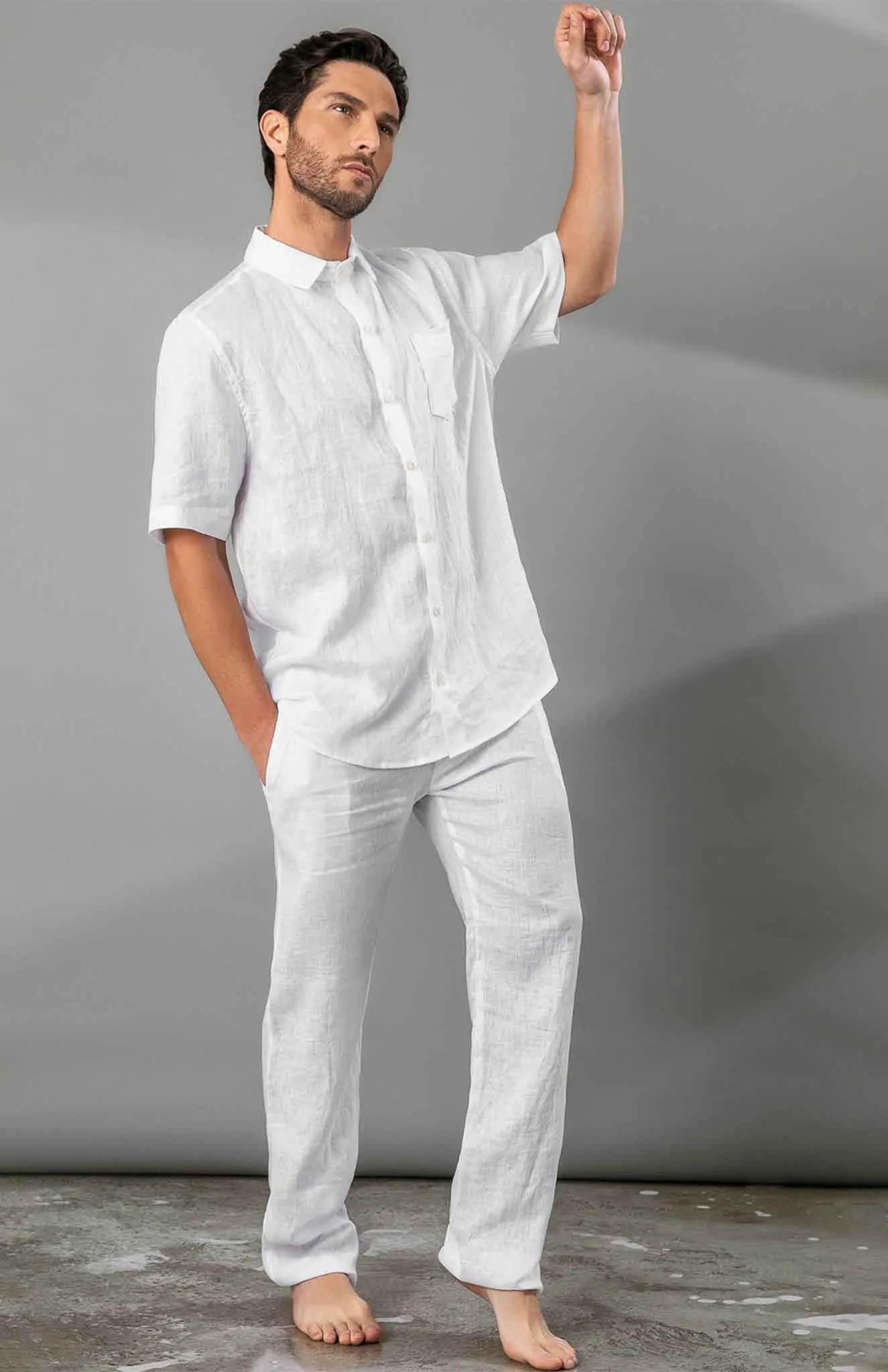 White Summer | White Co-ord Cotton Linen