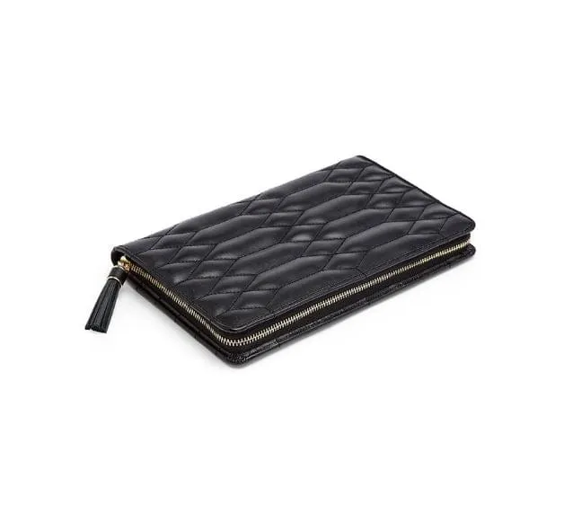 WOLF Caroline Large Jewelry Portfolio Black