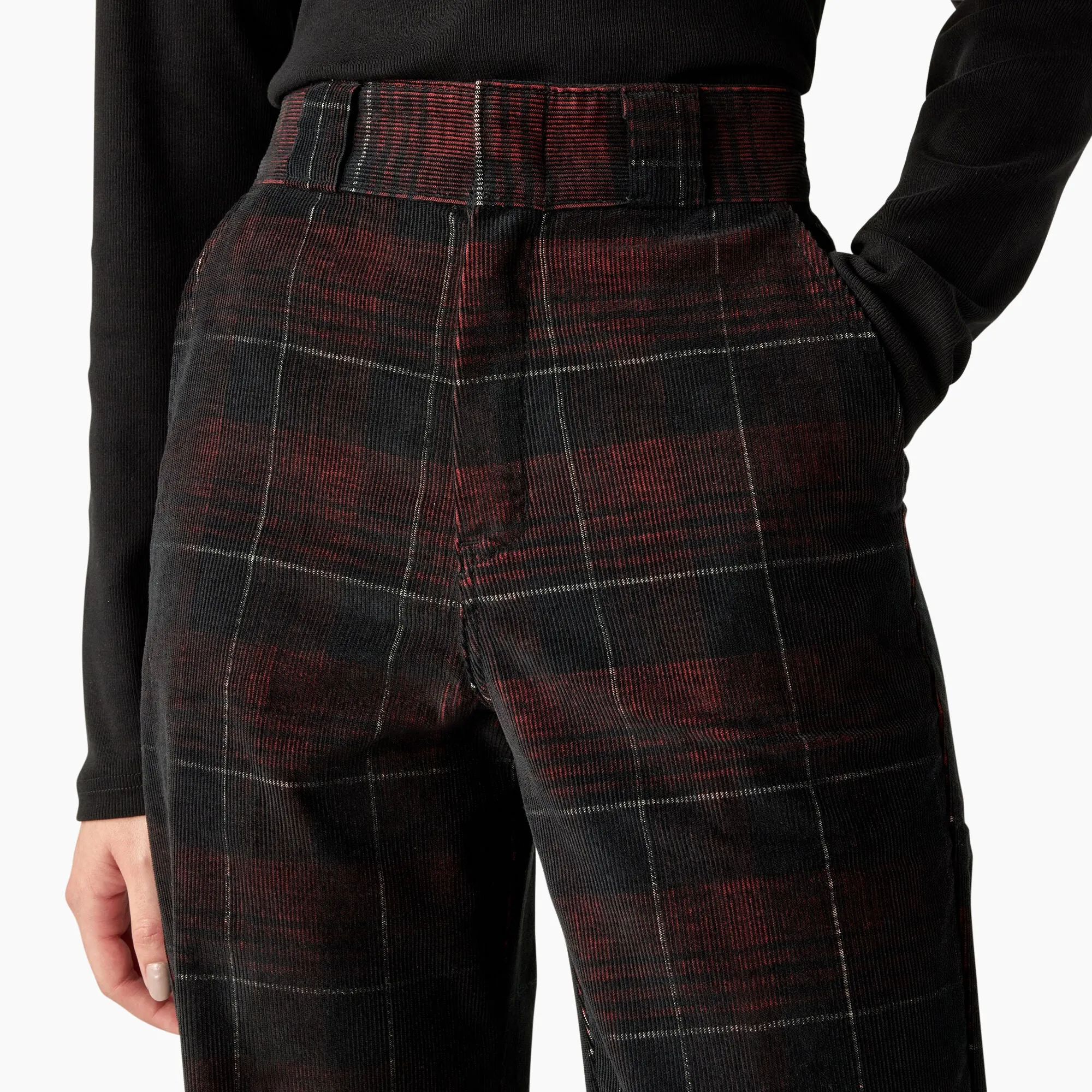 Women's Alma Plaid Pant - Corduroy Check Dark Base