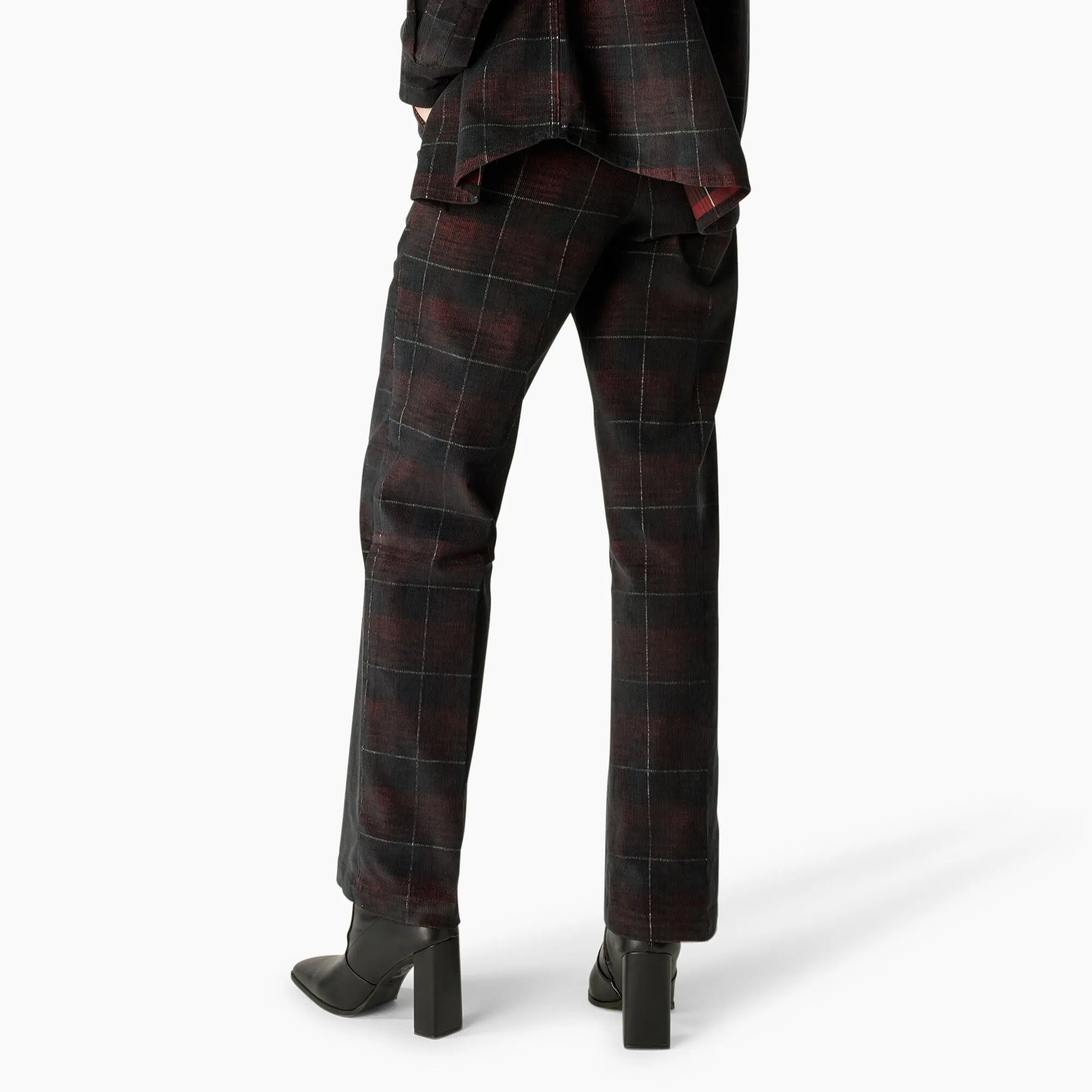 Women's Alma Plaid Pant - Corduroy Check Dark Base