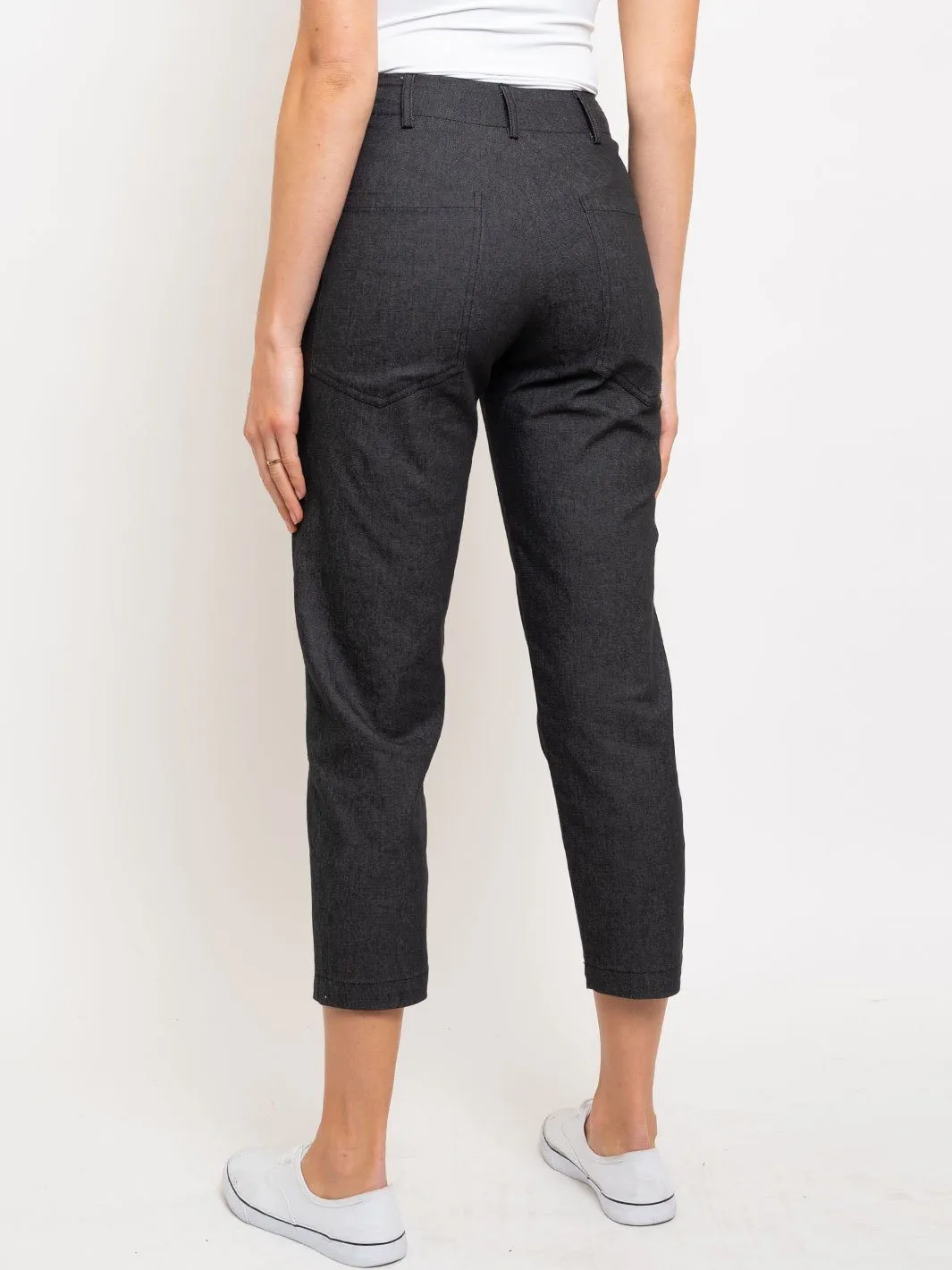 WOMEN'S BLACK DENIM PANTS