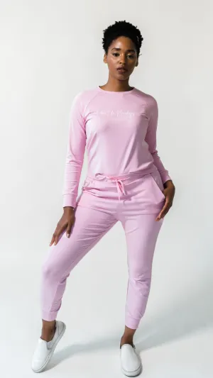 Women's 'I Don't Do Mondays' Bamboo Jogger & Pullover Set