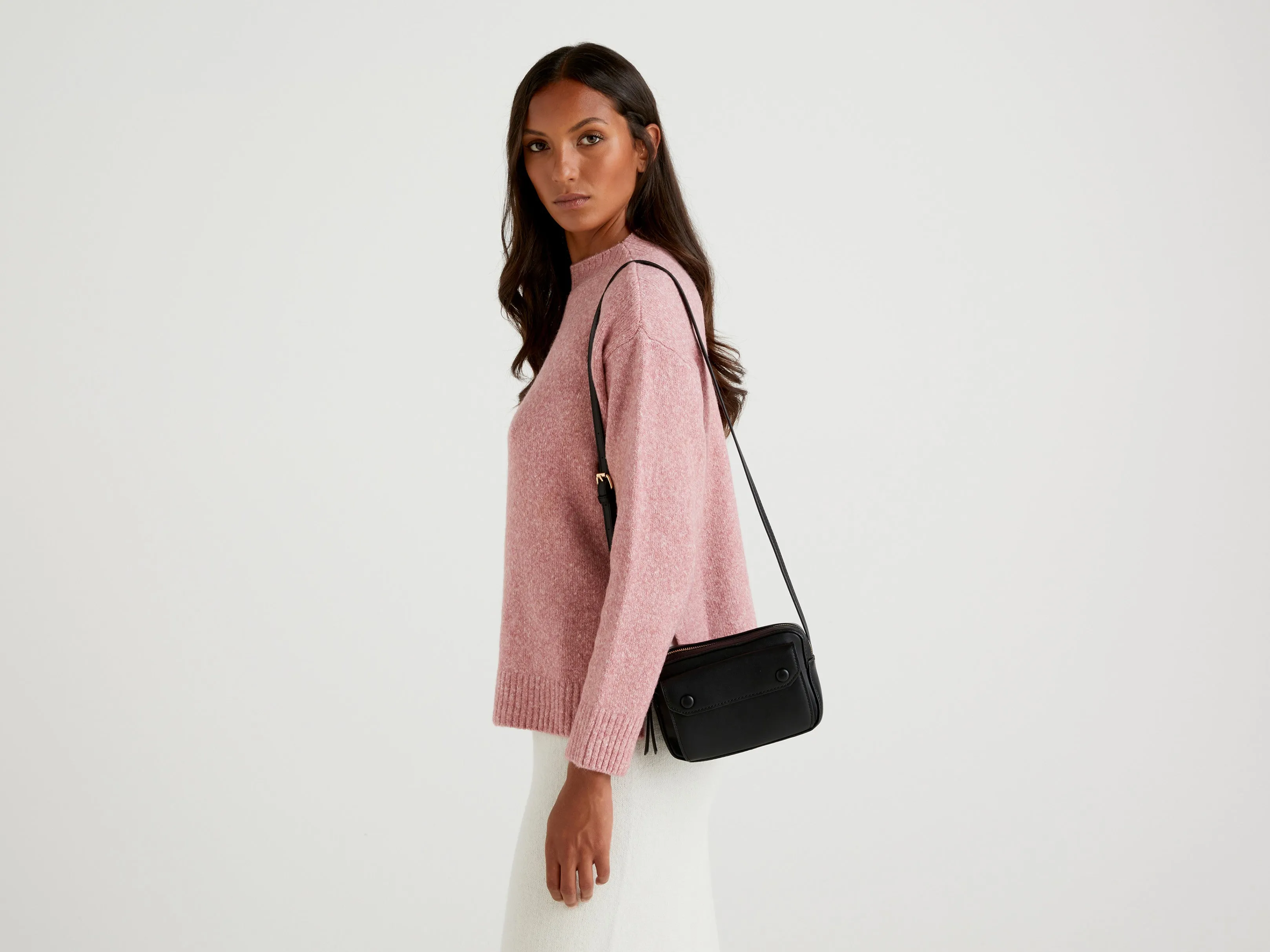Womens Pocket Design Crossbody Bag