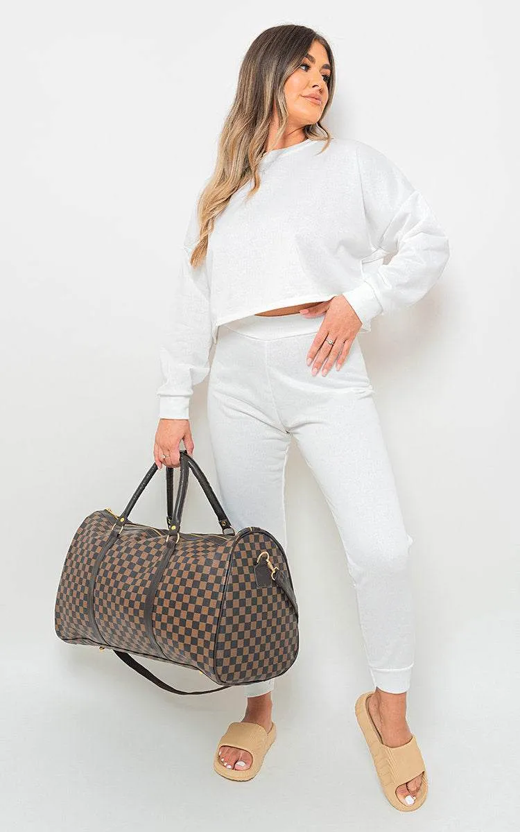Womens Sweatshirt and Jogger Loungewear Co-ord Set