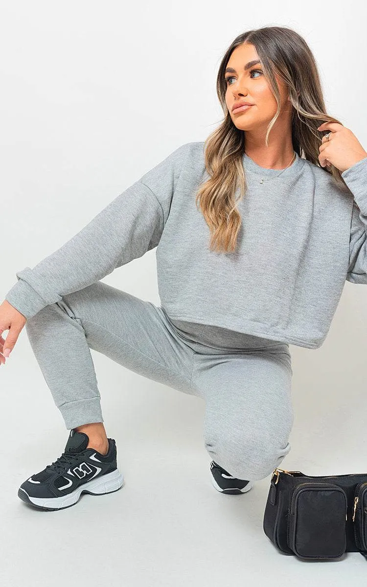 Womens Sweatshirt and Jogger Loungewear Co-ord Set